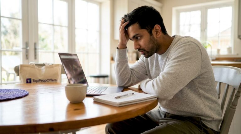 1780411178093_Trader-analyzing-crypto-prop-firm-data-at-home-desk Trader analyzing crypto prop firm data at home desk