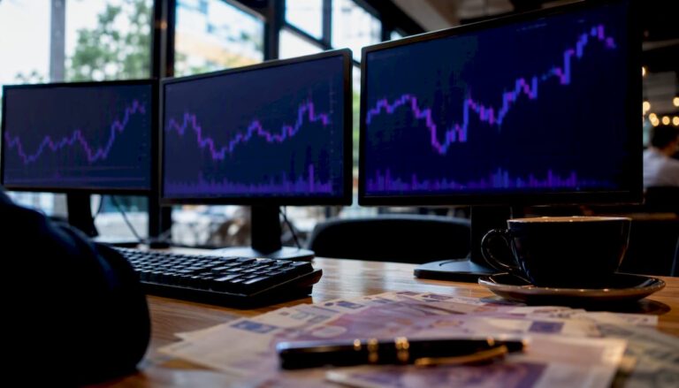 1786318165951_Modern-trading-desk-with-financial-charts-and-gold-bars Modern trading desk with financial charts and gold bars